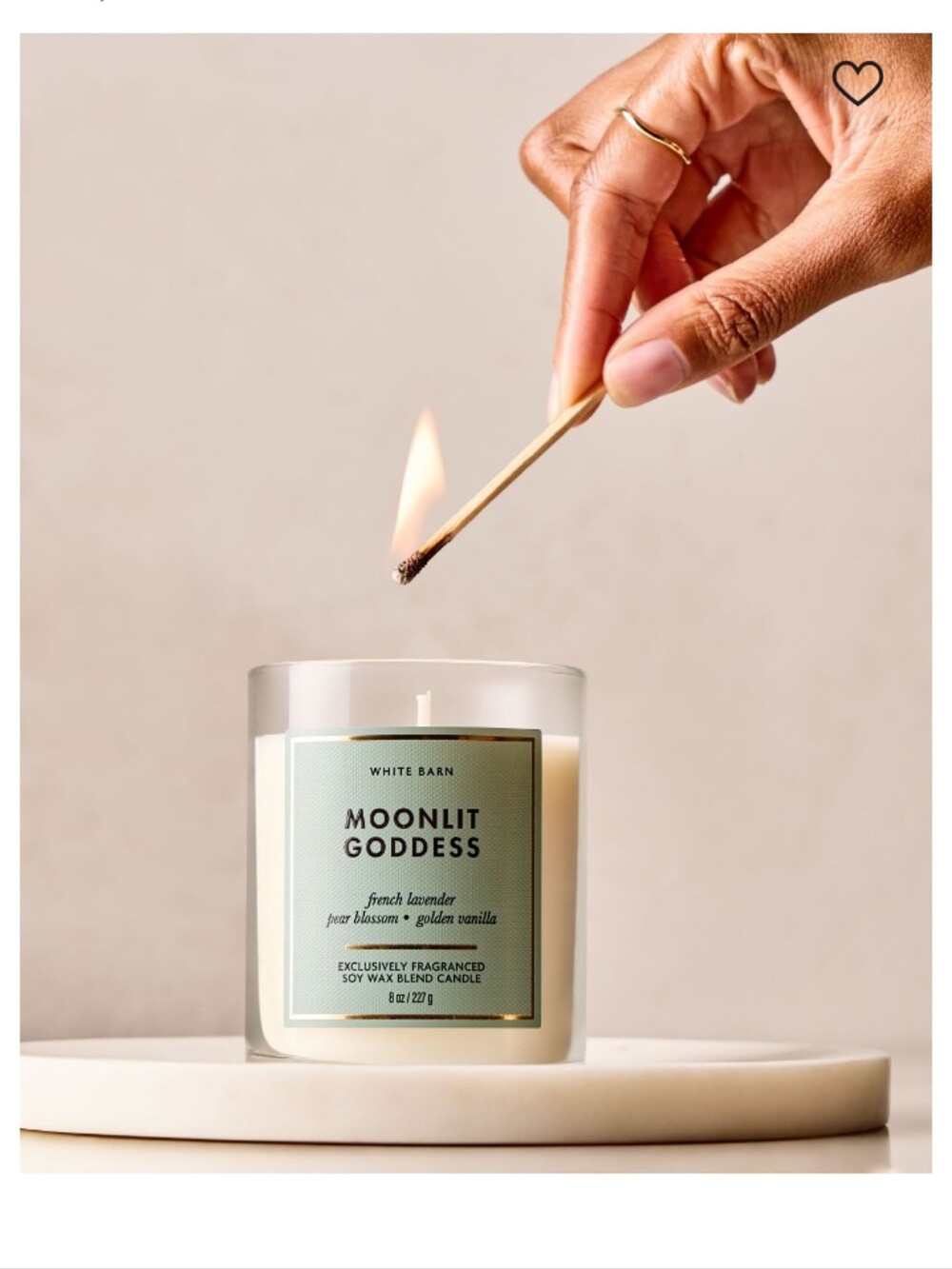 🌜White Barn Moonlit Goddess Candle -🌜🌜